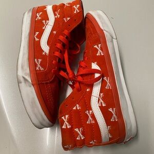 Vans wtaps orange men’s 7 rare sk8-hi